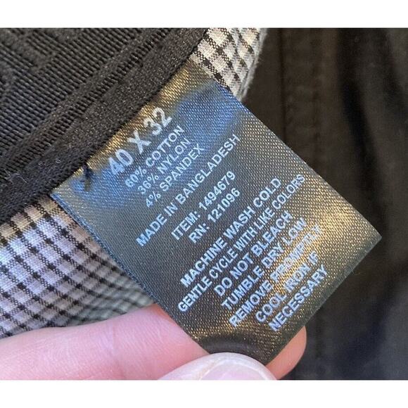 English Laundry Chino Pants Size 40x32 Men’s Black - Picture 3 of 7